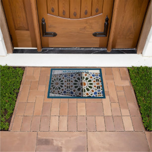 Paillasson Carreaux de mosaïque multicolore Design Personnali