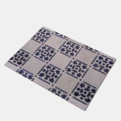 Paillasson Carrelage Delft Bleu : Motif d'art néerlandais cla (Incliné)