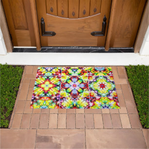 Paillasson Carrelage méditerranéen, Carreaux d'encre d'alcool