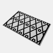 Paillasson Carrelage simple en diamant géométrique en carreau (Incliné)
