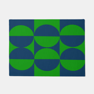 Paillasson Carrés et cercles du Bauhaus