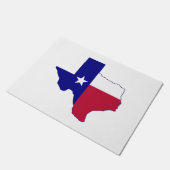 Paillasson Carte du drapeau du Texas (Incliné)