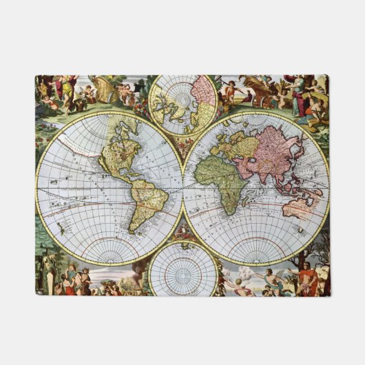 Paillasson Carte du monde (Devant)