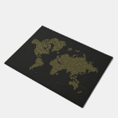 Paillasson Carte du monde numérique (Incliné)