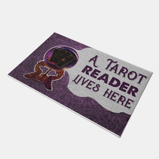 Paillasson Cartes de Tarot Personnalisées Un Lecteur De Tarot (Incliné)