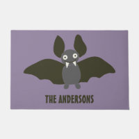 Cartoon de chauve-souris personnalisé Smoky Purple