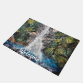Paillasson Cascades Aiguille de laine Felting Art Imprimer (Incliné)