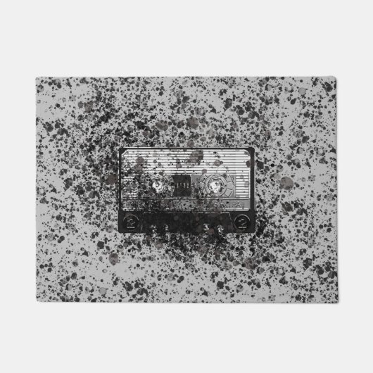 Paillasson Cassette audio rétro (Devant)