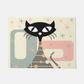 Paillasson Cat du milieu du siècle moderne (Devant)