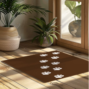 Paillasson Cat Paw Trace Motif personnalisable