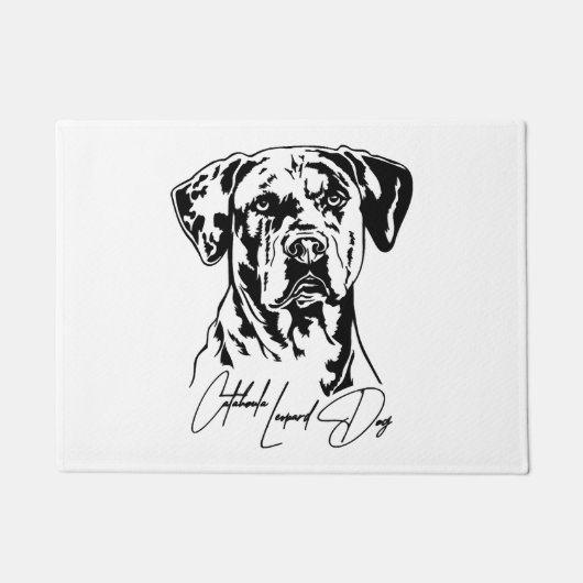 Paillasson Catahoula Leopard Chien Portrait maman chien Wilsi (Devant)