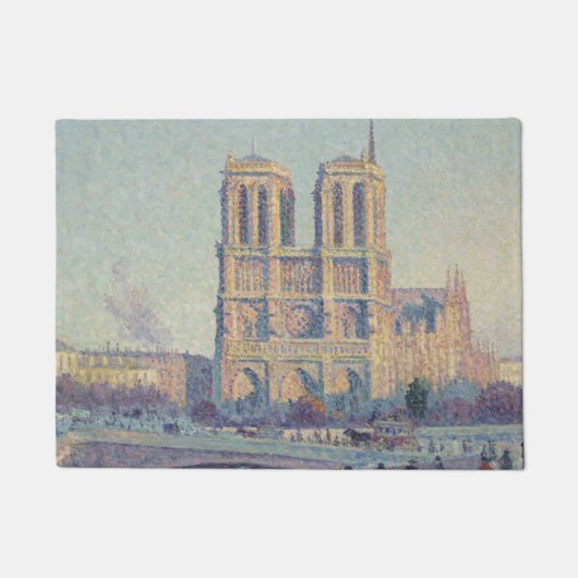 Paillasson Cathédrale Notre-Dame Paris France Peinture classi (Devant)
