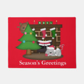 Paillasson Cats de Noël Porte-monnaie (Devant)