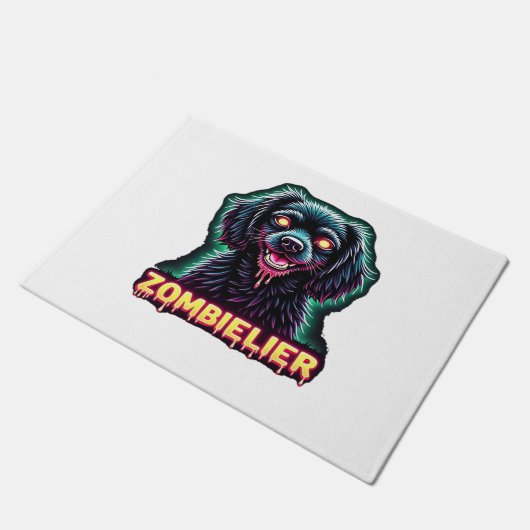 Paillasson Cavalier King Charles Spaniel CKCS Zombie Dog Hall (Incliné)