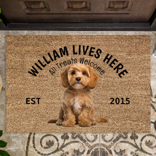Paillasson Cavapoo Portable Amoureux des chiens personnalisé