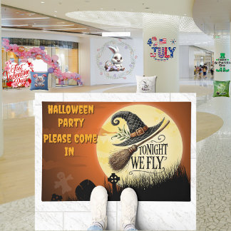 Paillasson Ce soir nous volons Halloween