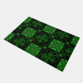Paillasson Celtic noeud foncé vert et noir belle (Incliné)