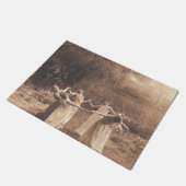 Paillasson Cercle De Sorcières Femmes Vintages Danser (Incliné)