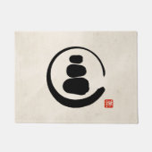 Paillasson Cercle Zen Enzo et pierres Zen (Devant)