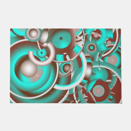 Paillasson Cercles célestes circulaires (Devant)