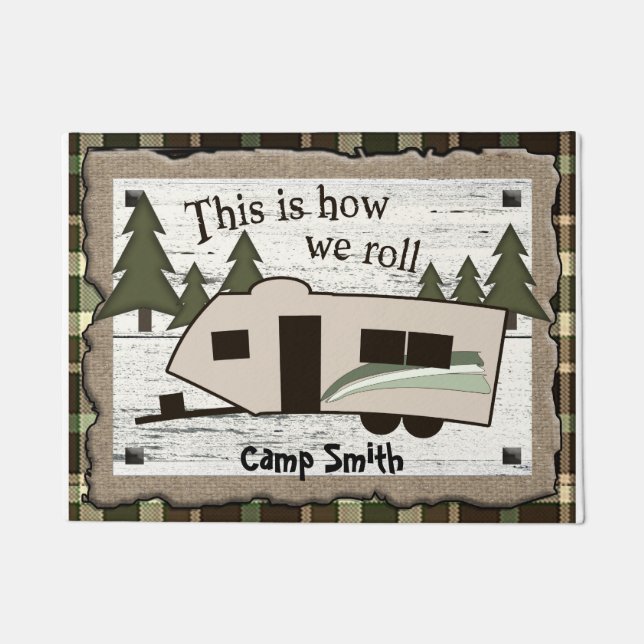 Paillasson C'est comment nous roulons la natte (Devant)