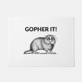 Paillasson C'est drôle Gopher Pun Gopher (Devant)