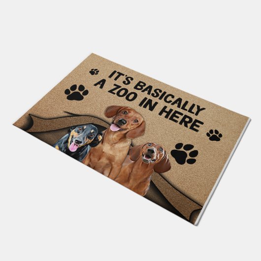 Paillasson C'est en gros un zoo ici (Incliné)