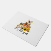 Paillasson C'est l'automne Y'all Corgi Citrouille Thanksgivin (Incliné)