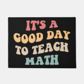 Paillasson C'est un bon jour pour enseigner les mathématiques (Devant)