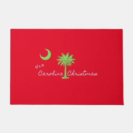 Paillasson C'est un Noël en Caroline du Sud (Devant)
