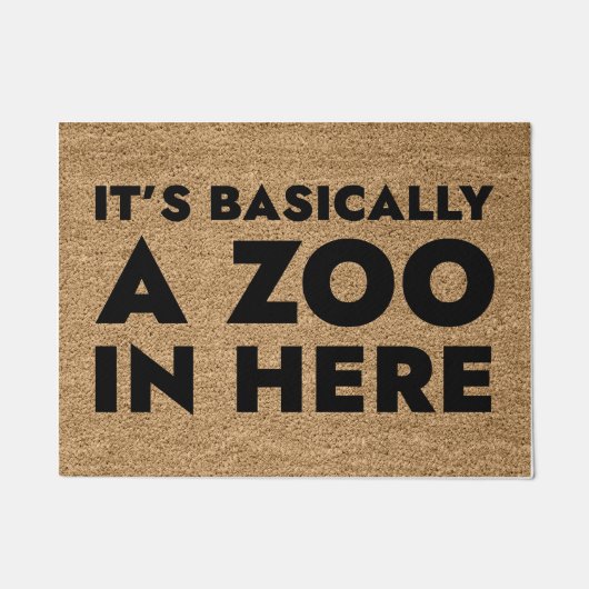 Paillasson C'est un Zoo ici (Devant)