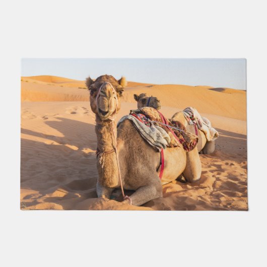 Paillasson Chameau dans le désert d'Oman (Devant)
