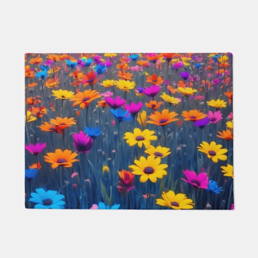 Paillasson Champ Coloré De Fleurs (Devant)