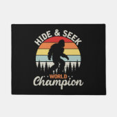 Paillasson Champion du Monde de Cache-Cache de Bigfoot (Devant)