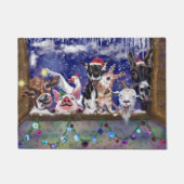 Paillasson Chanson de Noël - Fête des animaux (Devant)