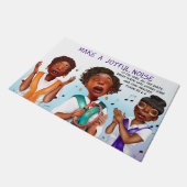 Paillasson Chanteurs Afro-Américains Écriture (Incliné)