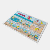 Paillasson Charlie Brown & Sally À La Plage (Incliné)