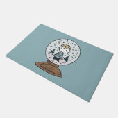 Paillasson Charlie Brown Snow Globe Graphisme - Let It Snow (Incliné)