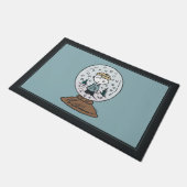 Paillasson Charlie Brown Snow Globe Graphisme - Let It Snow (Incliné)