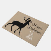 Paillasson Chasse au cerf de Noël (Incliné)