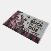 Paillasson Chasse Personnalisée Couple Mat, Don Pour Chasseur (Incliné)