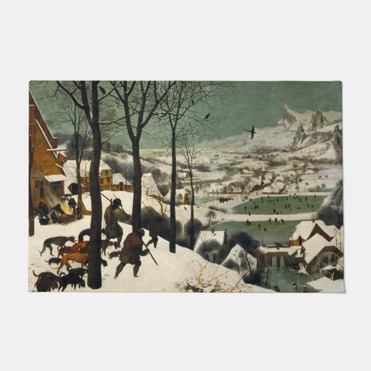 Paillasson Chasseurs dans la neige (par Pieter Bruegel l'Anci (Devant)