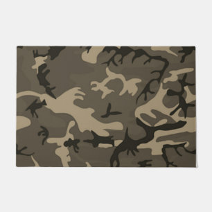 Paillasson Chasseurs de CAMOUFLAGE ou Brown militaire vert no
