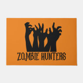 Paillasson Chasseurs de zombies Halloween (Devant)