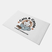 Paillasson Chat adorable en Mug Conception de vacances - Chat (Incliné)