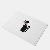 Paillasson Chat Atomique avec chatte rose Chatte Fille Nettoy (Incliné)