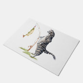 Paillasson Chat avec poisson (Incliné)