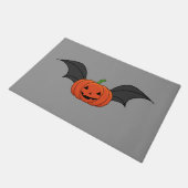 Paillasson Chat Citrouille d'Halloween (Incliné)