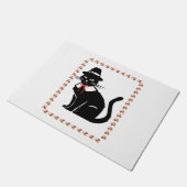 Paillasson Chat de pèlerin T-shirt surdimensionné (Incliné)