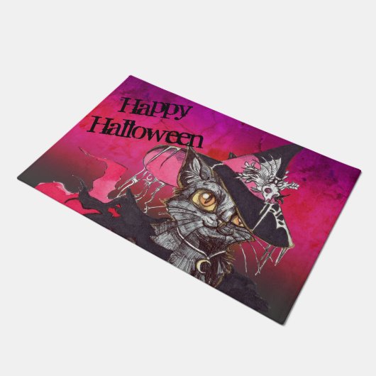 Paillasson Chat de sorcière (Incliné)